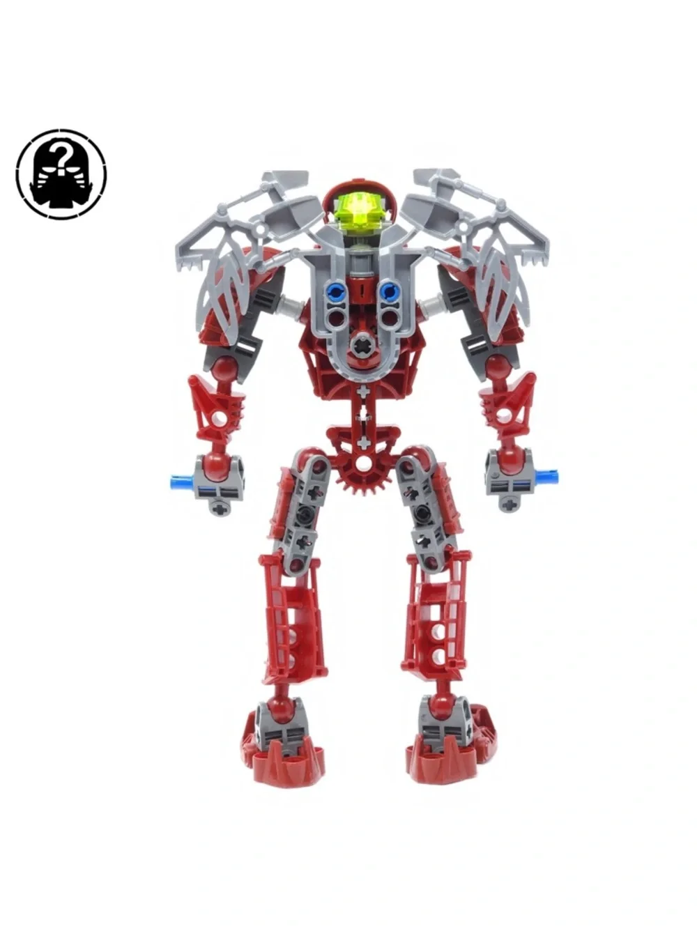 Lego Bionicle TOA VAKAMA 8601 Matron red robot . Pre-owned .